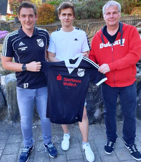 Robin Groß mit Patrick Gutmann und Armin Badke